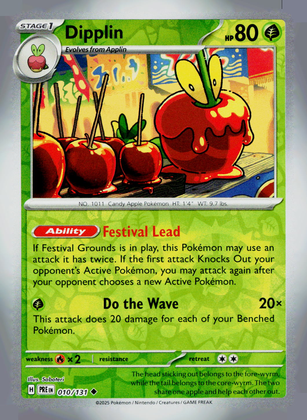 Dipplin PRE Reverse Holo 010/131 NM