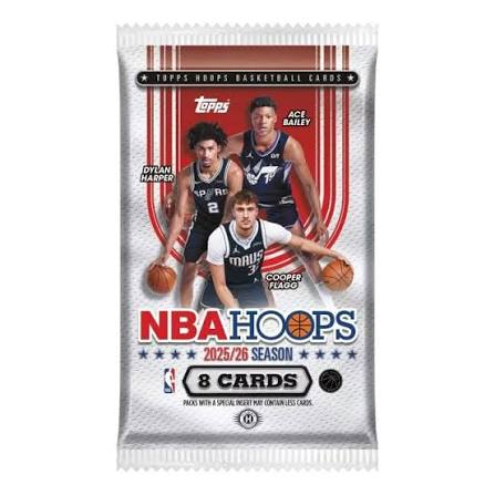 2025/26 Topps NBA Hoops Basketball Hobby Pack