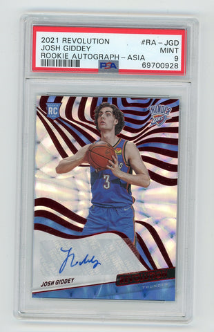 2021 Revolution Josh Giddey Auto RC PSA 9