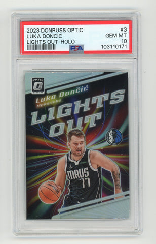 2023 Donruss Optic Luka Doncic Silver PSA 10