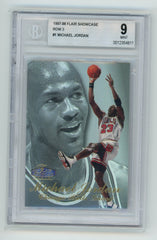 1997-98 Flair Showcase Row 3 Michael Jordan BGS 9