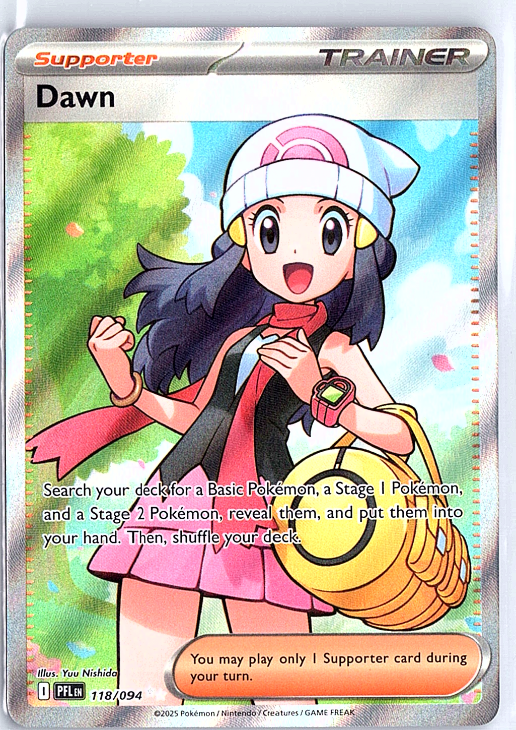 Dawn Ultra Rare ME02: Phantasmal Flames 118/094 NM
