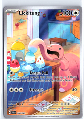 Pokémon TCG Lickitung Scarlet Violet Temporal Forces 180/162 Illustration Rare