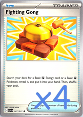 PLAYSET Fighting Gong Uncommon ME: Ascended Heroes 187/217
