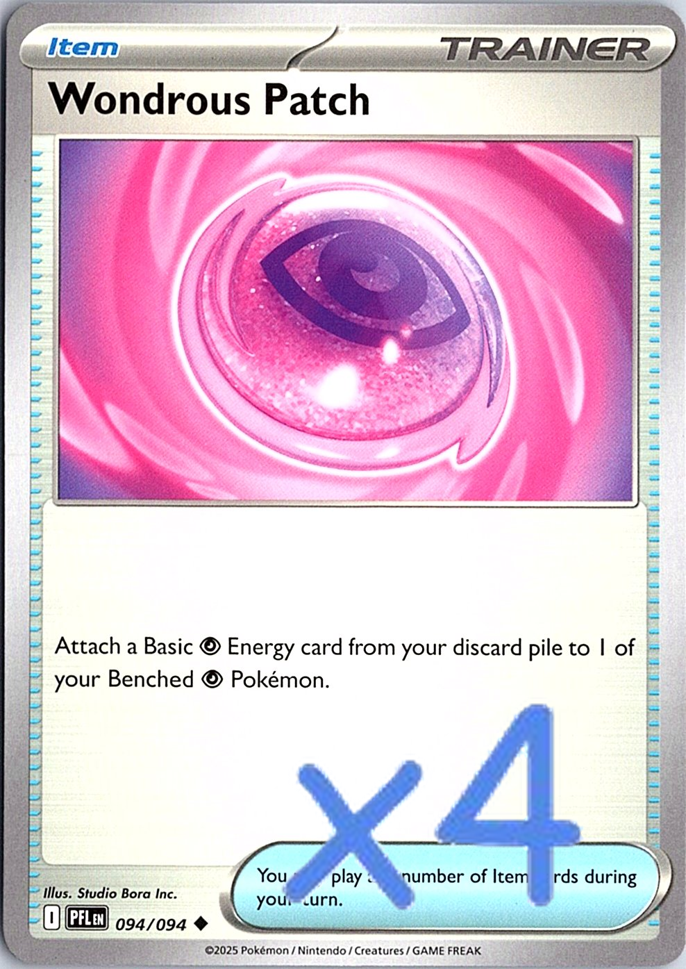 PLAYSET Wondrous Patch Uncommon ME02: Phantasmal Flames 094/094
