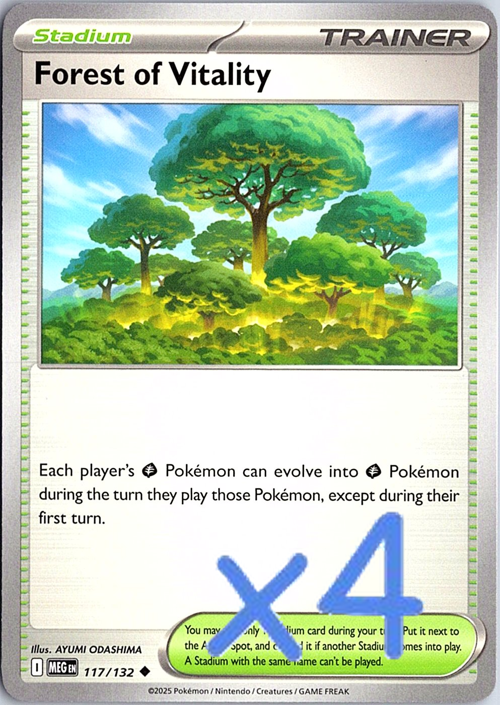 PLAYSET Forest of Vitality Uncommon ME01: Mega Evolution 117/132