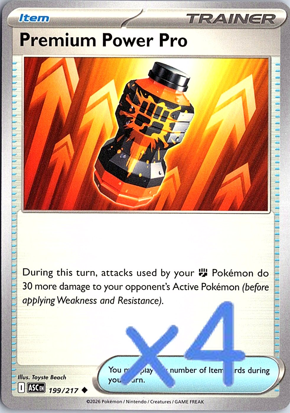PLAYSET Premium Power Pro Uncommon ME: Ascended Heroes 199/217