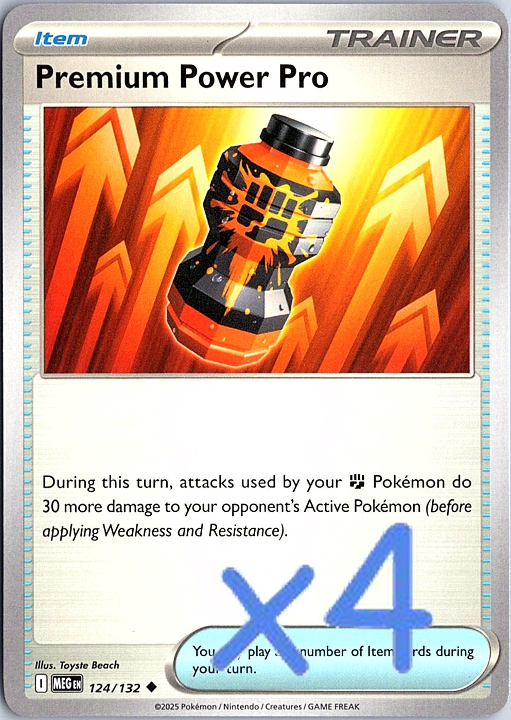 PLAYSET Premium Power Pro - Uncommon ME01: Mega Evolution 124/132