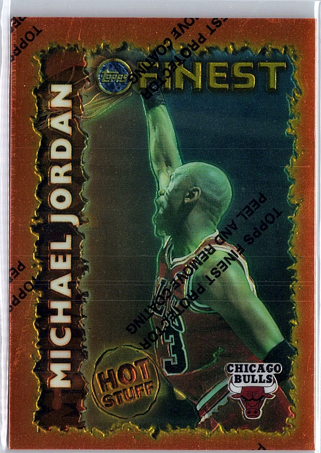 1995-96 Finest #HS1 Michael Jordan Hot Stuff