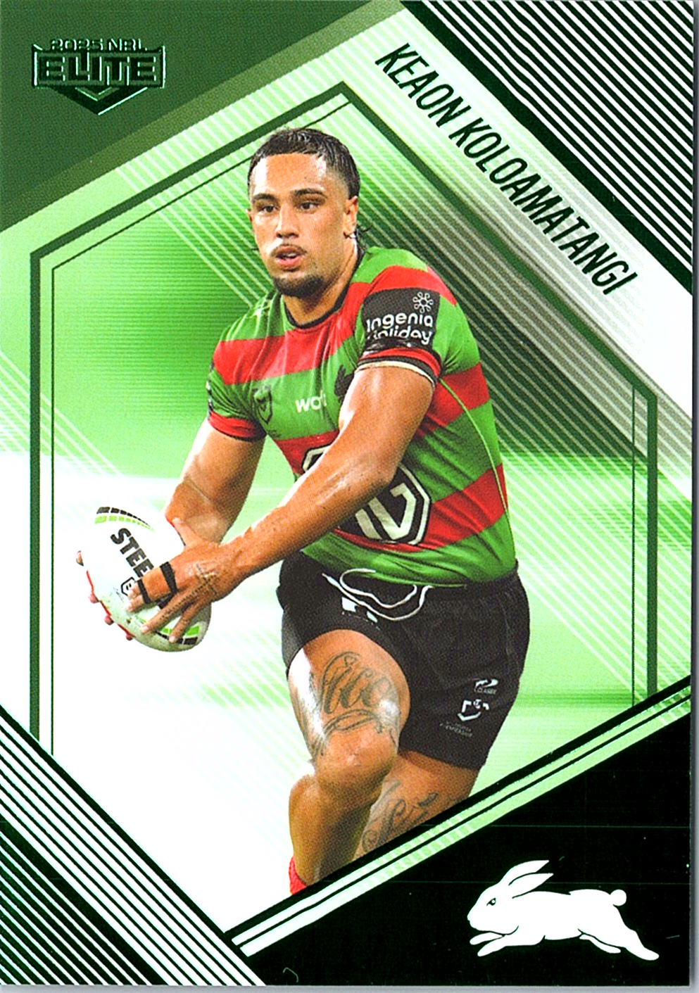 2025 NRL Elite Keaon Koloamatangi Mojo Emerald ME014 /11