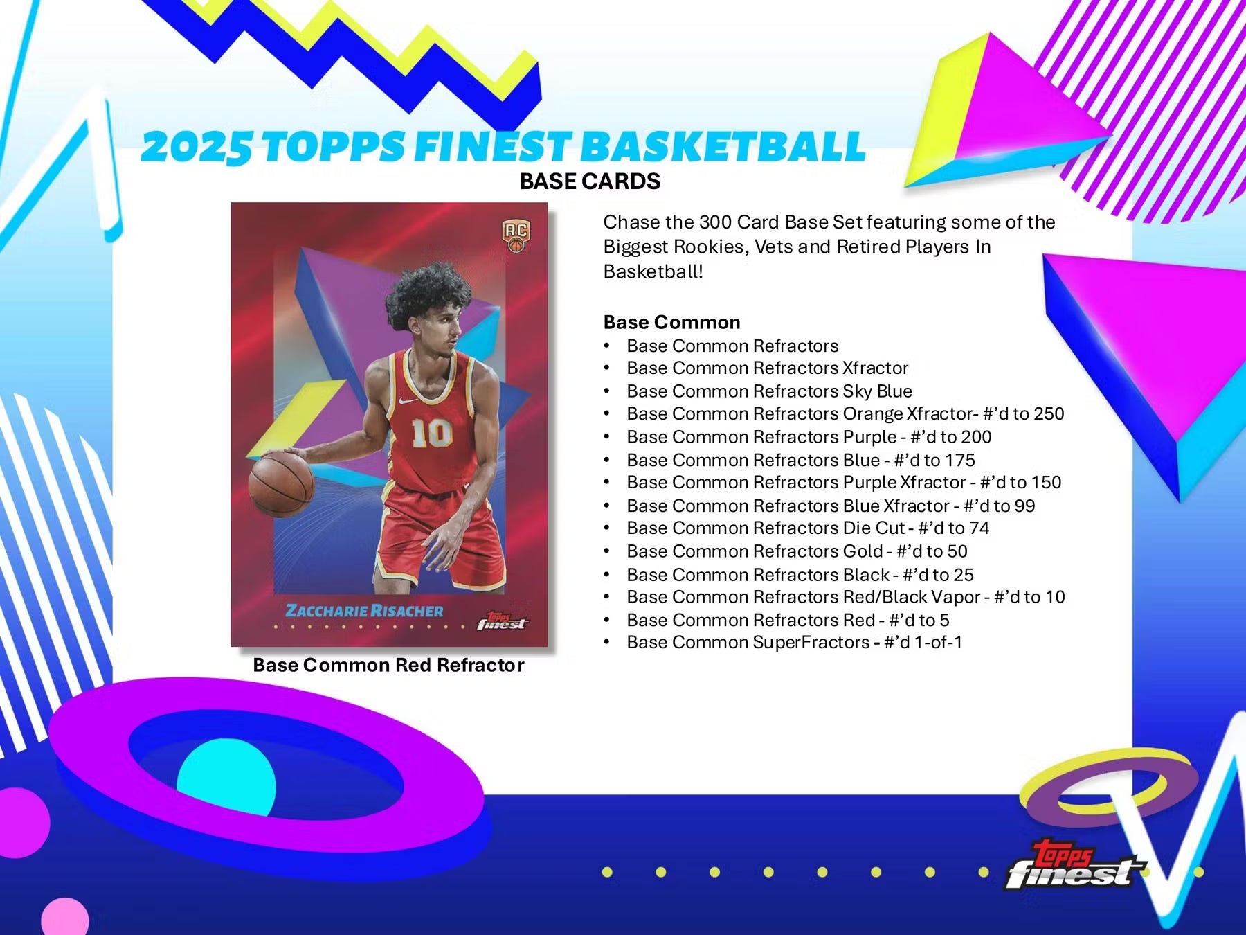 2024-25 Topps Finest Basketball Hobby Box