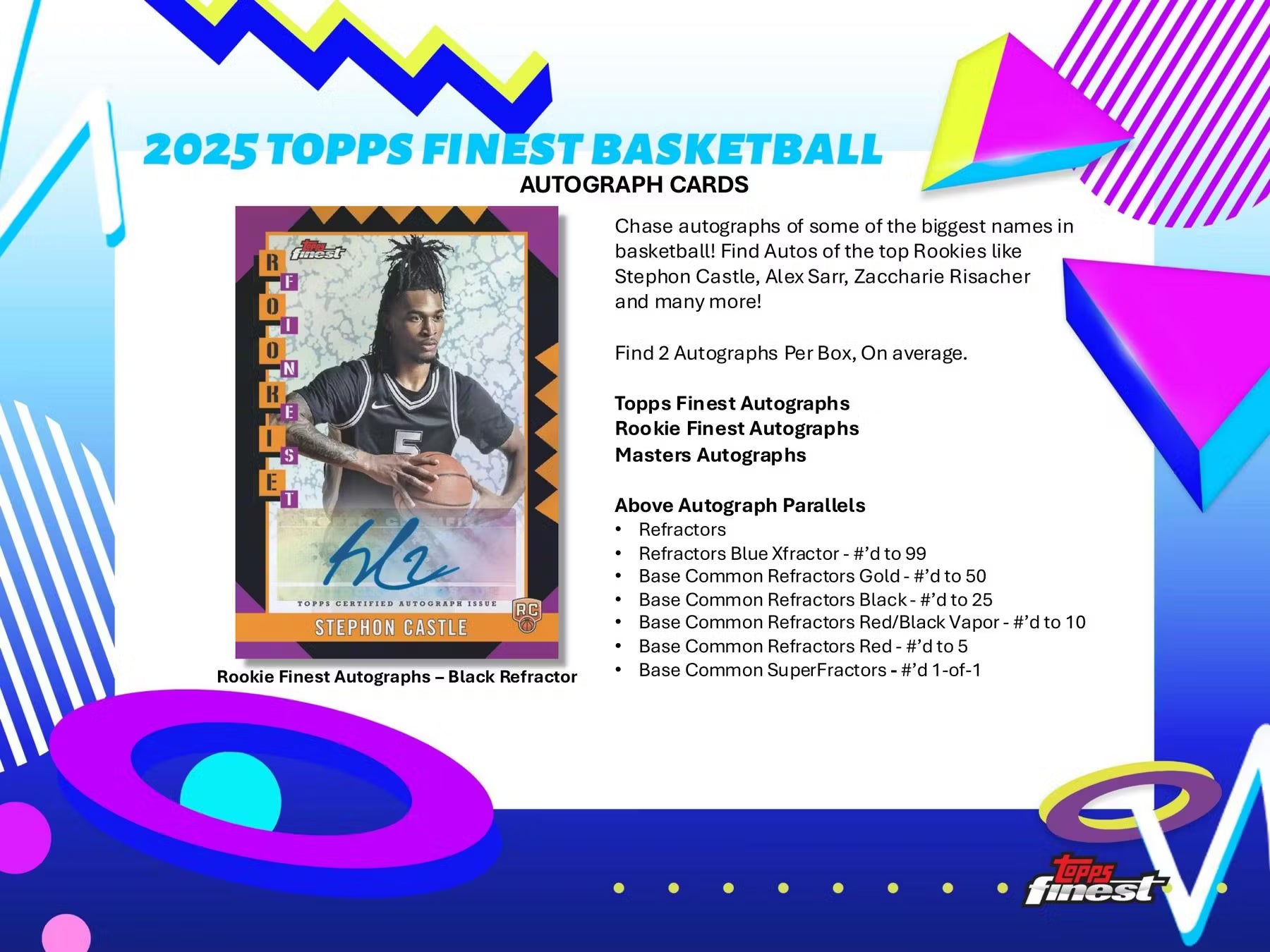 2024-25 Topps Finest Basketball Hobby Box