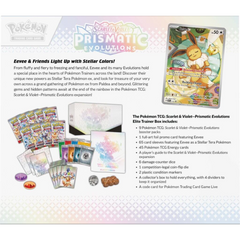 Pokemon - Scarlet & Violet 8.5 Prismatic Evolutions Elite Trainer Box