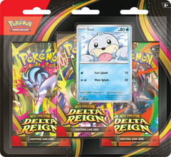 Pokemon TCG Mega Evolution Delta Reign Three-Booster Blister