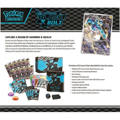 Pokémon TCG: Scarlet & Violet—Black Bolt Pokemon Center Elite Trainer Box (ETB)