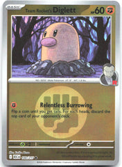 Team Rocket's Diglett (Energy Symbol Pattern) ASC Reverse Holo NM