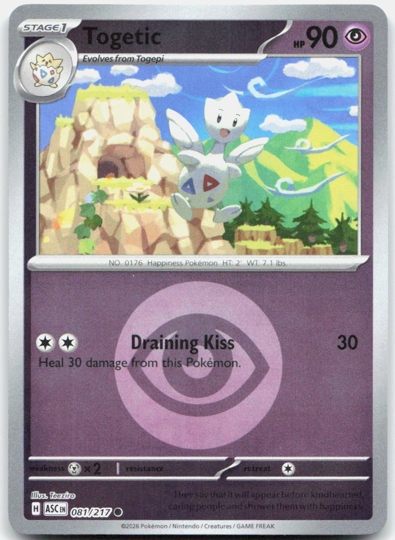 Togetic (Energy Symbol Pattern) ASC Reverse Holo NM