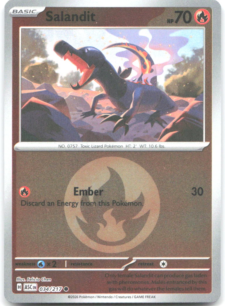 Salandit (Energy Symbol Pattern) ASC Reverse Holo NM