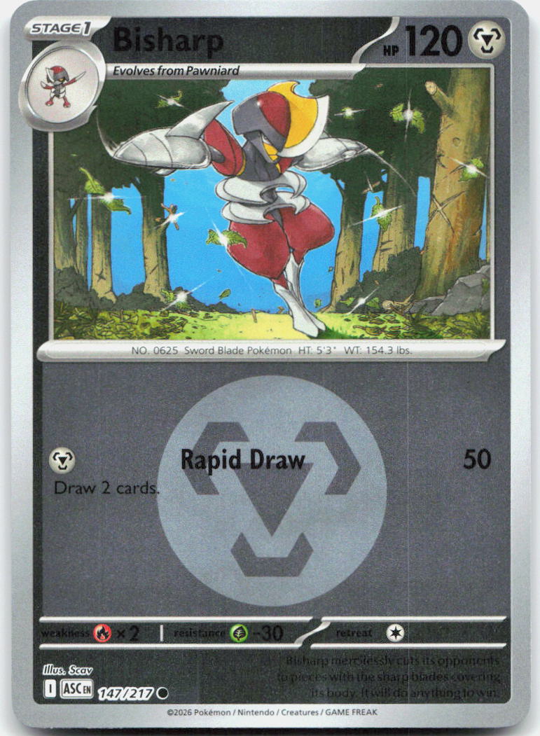 Bisharp (Energy Symbol Pattern) ASC Reverse Holo NM