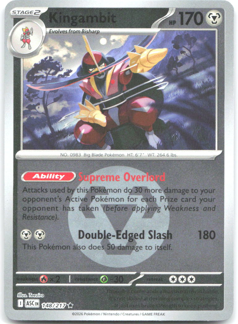 Kingambit (Energy Symbol Pattern) ASC Reverse Holo NM