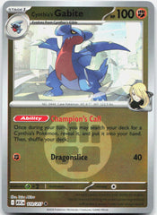 Cynthia's Gabite (Energy Symbol Pattern) ASC Reverse Holo NM
