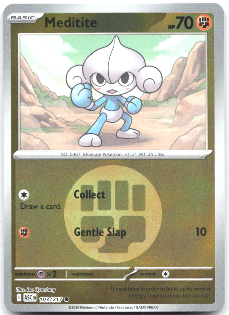 Meditite (Energy Symbol Pattern) ASC Reverse Holo NM