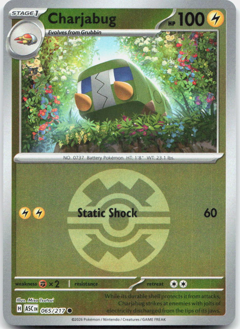Charjabug (Quick Ball) ASC Reverse Holo NM