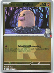 Team Rocket's Diglett (Team Rocket) ASC Reverse Holo NM