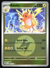 Raichu (Energy Symbol Pattern) ASC Reverse Holo NM