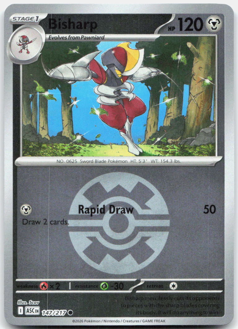Bisharp (Quick Ball) ASC Reverse Holo NM