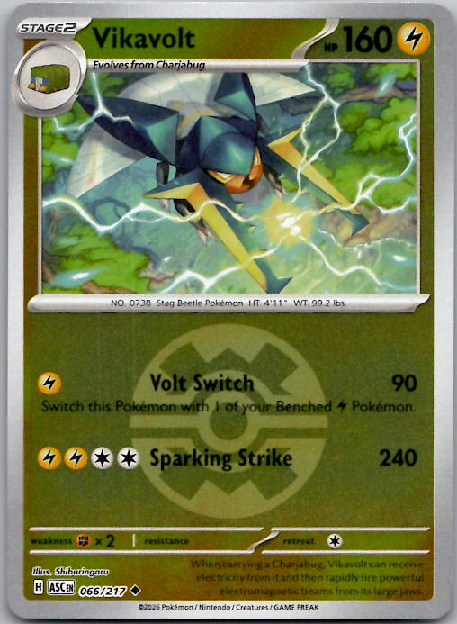 Vikavolt (Quick Ball) ASC Reverse Holo NM