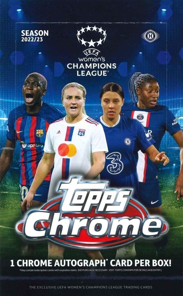 2023 Topps Chrome® UEFA Women's Champions League - Hobby Box