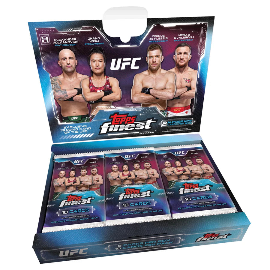 2025 Topps UFC Finest Hobby Box**PRE-ORDER**