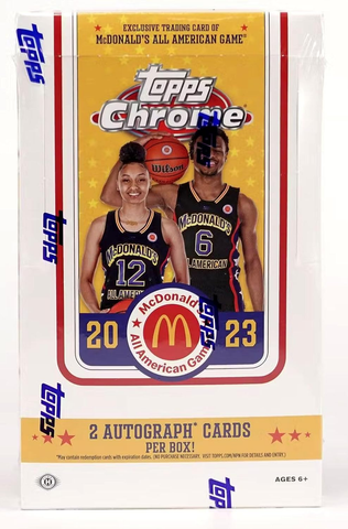 2023-24 Topps Chrome McDonalds All American Basketball Hobby Box