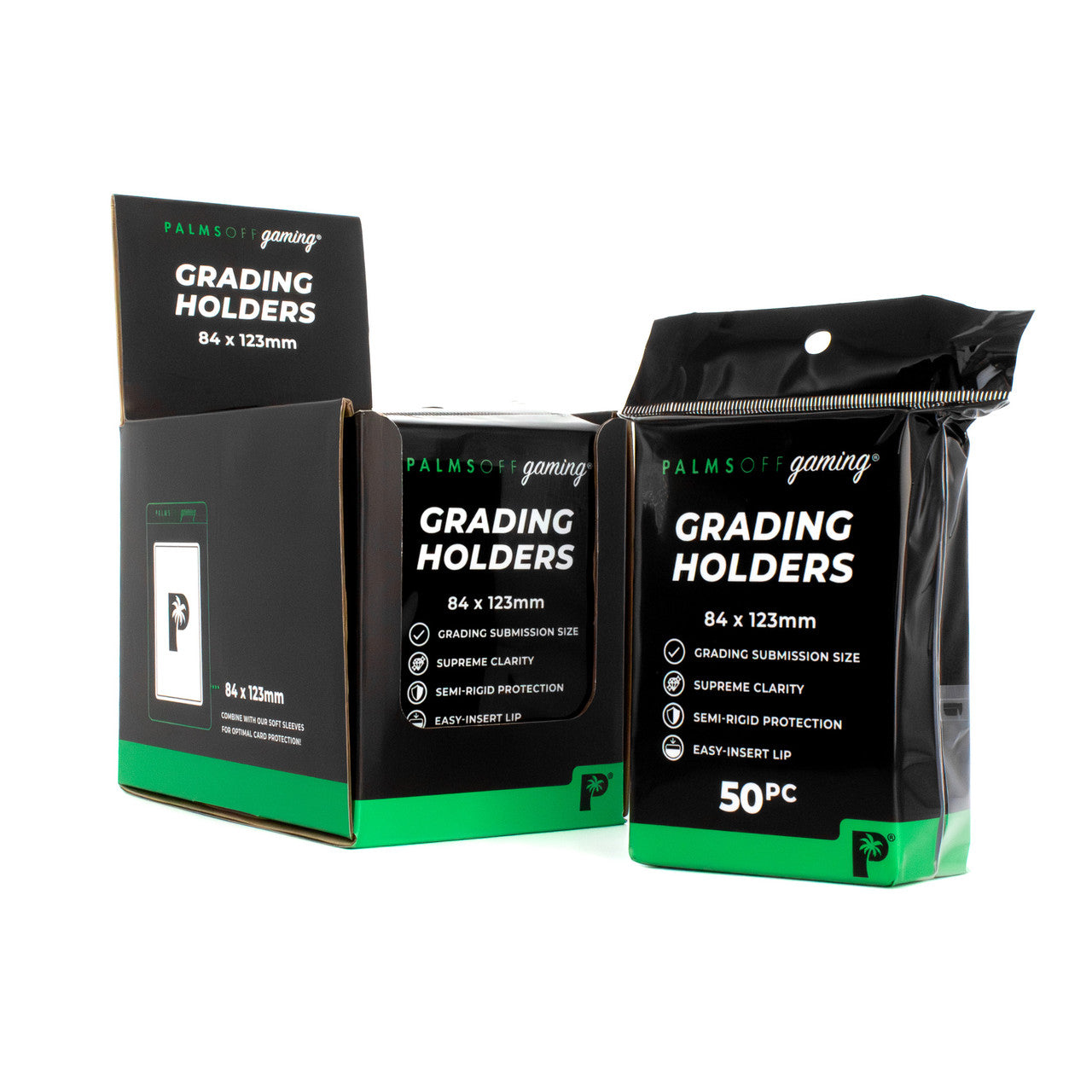 Palms off Grading Holders - Semi Rigid