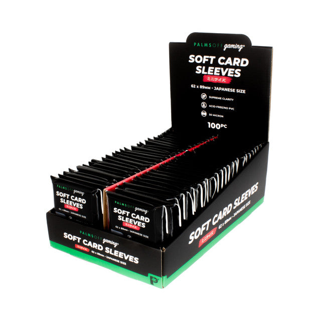 Palms off Soft Card Sleeves - Japanese Size - 100pc
