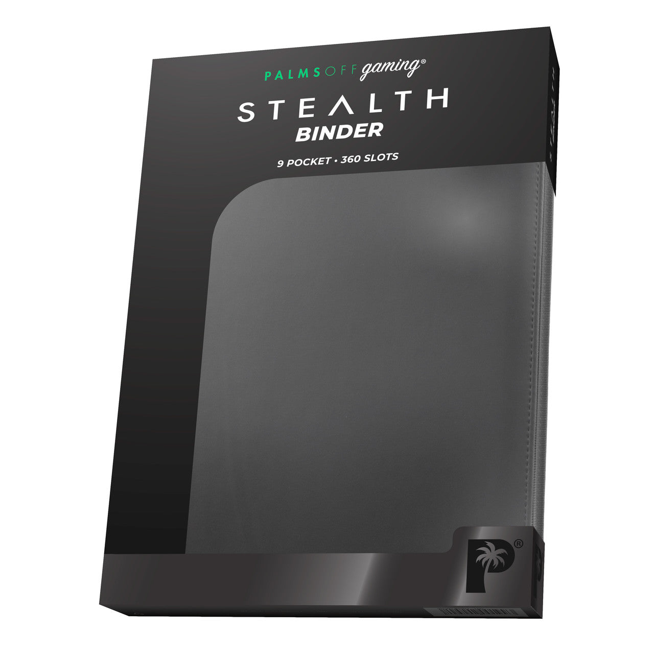 Palms off STEALTH 12 Pocket Zip Trading Card Binder - Black