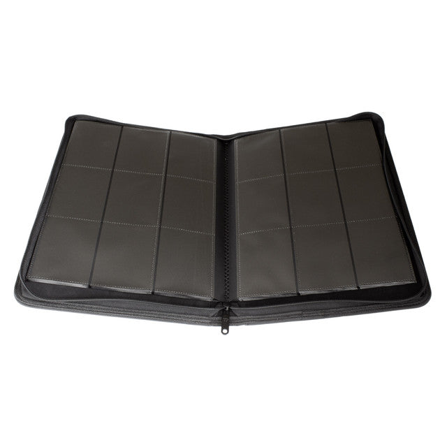 Palms off STEALTH 12 Pocket Zip Trading Card Binder - Black