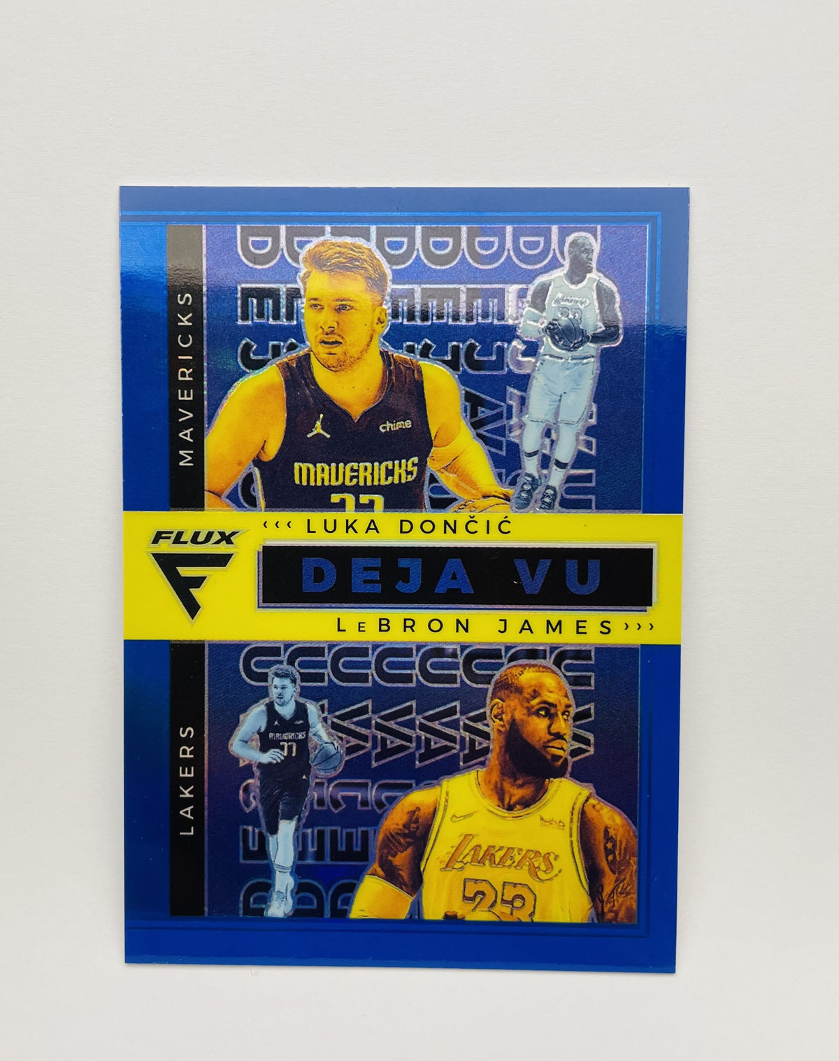 2020-21 Panini Flux Luka Doncic Lebron James /99 Deja Vu #17