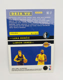2020-21 Panini Flux Luka Doncic Lebron James /99 Deja Vu #17
