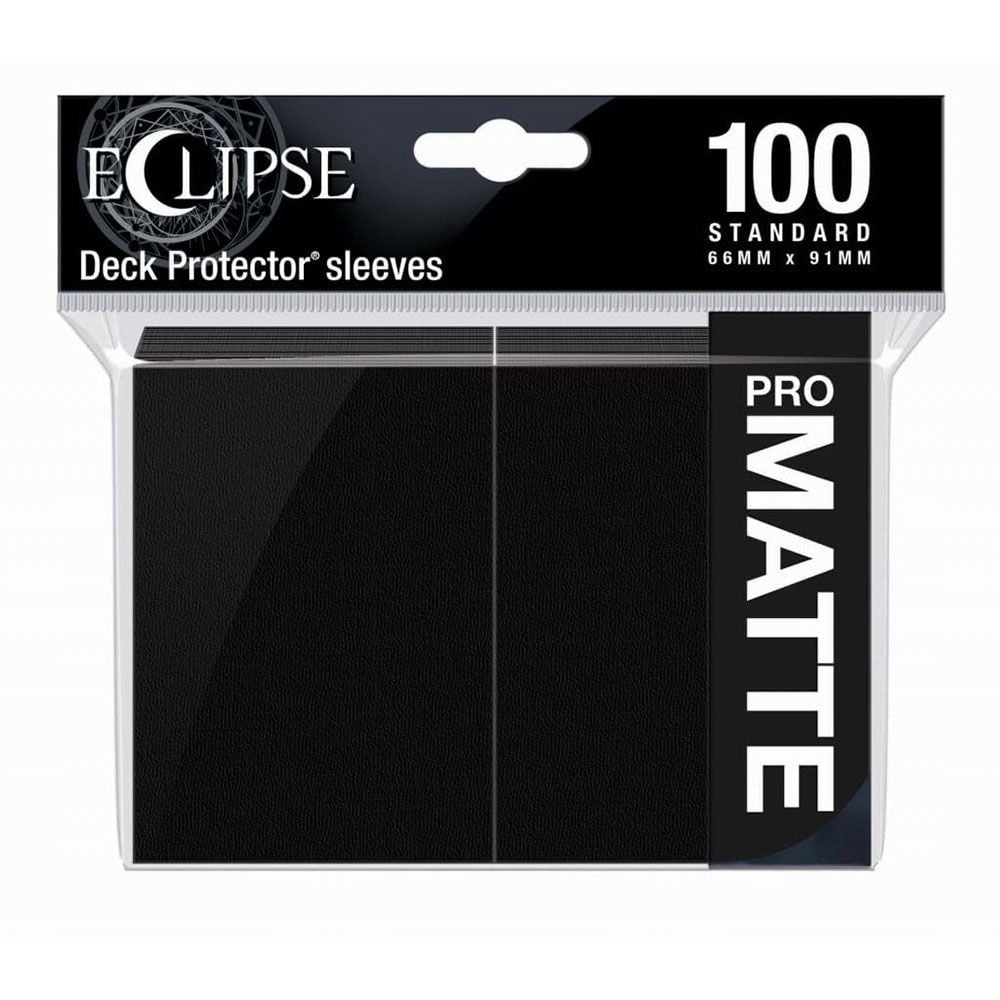 ULTRA PRO Deck Protector Standard - Matte 100ct Black Eclipse