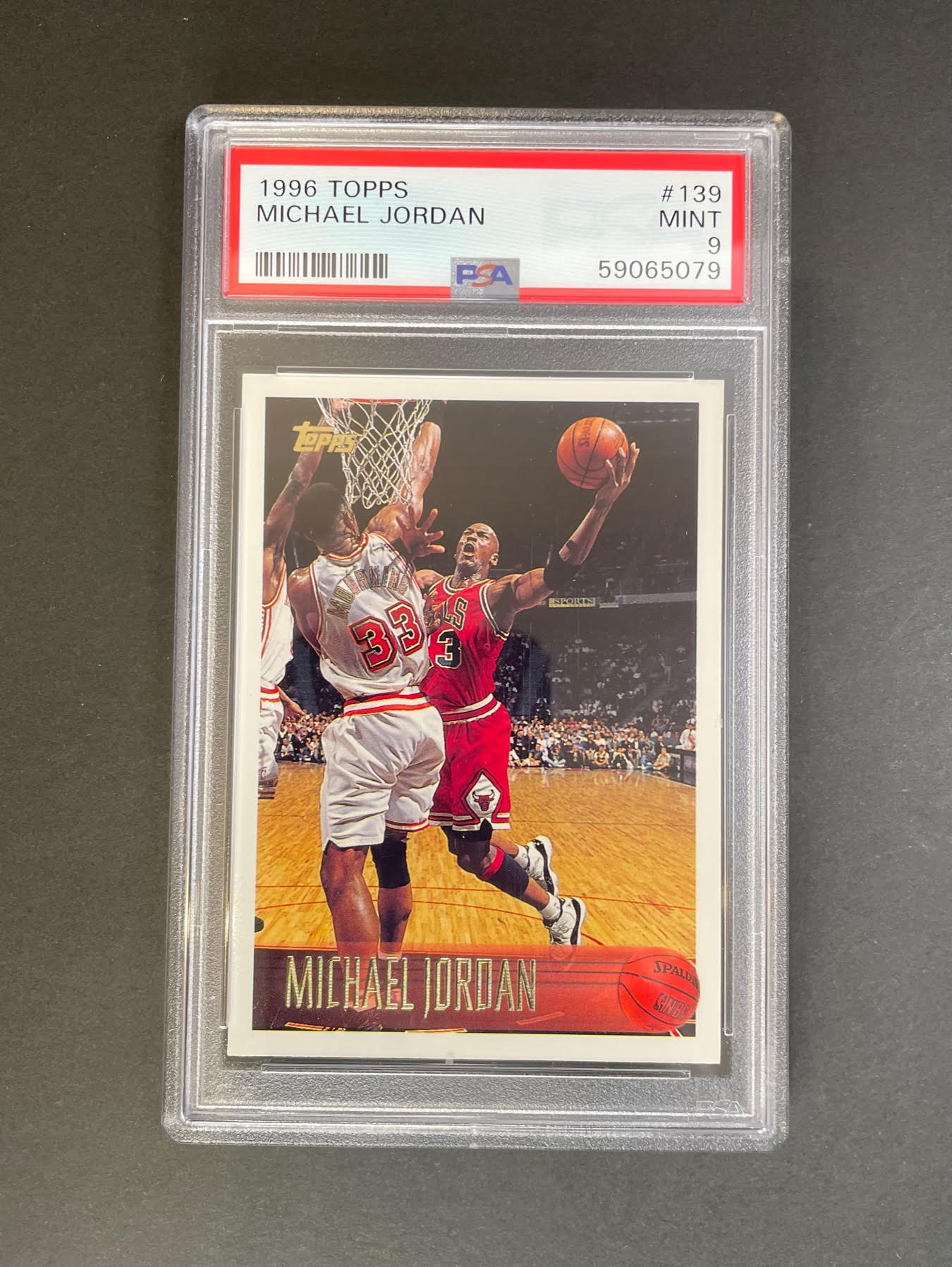 1996 Topps Michael Jordan #139 PSA 9