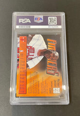 1997 Topps Finest Finishers Michael Jordan w/coating #39 PSA 9