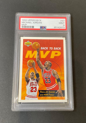 1992 Upper Deck MVP Michael Jordan #67 PSA 9