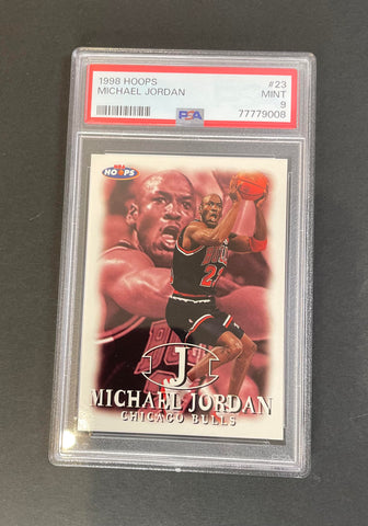 1998 NBA Hoops Michael Jordan #23 PSA 9