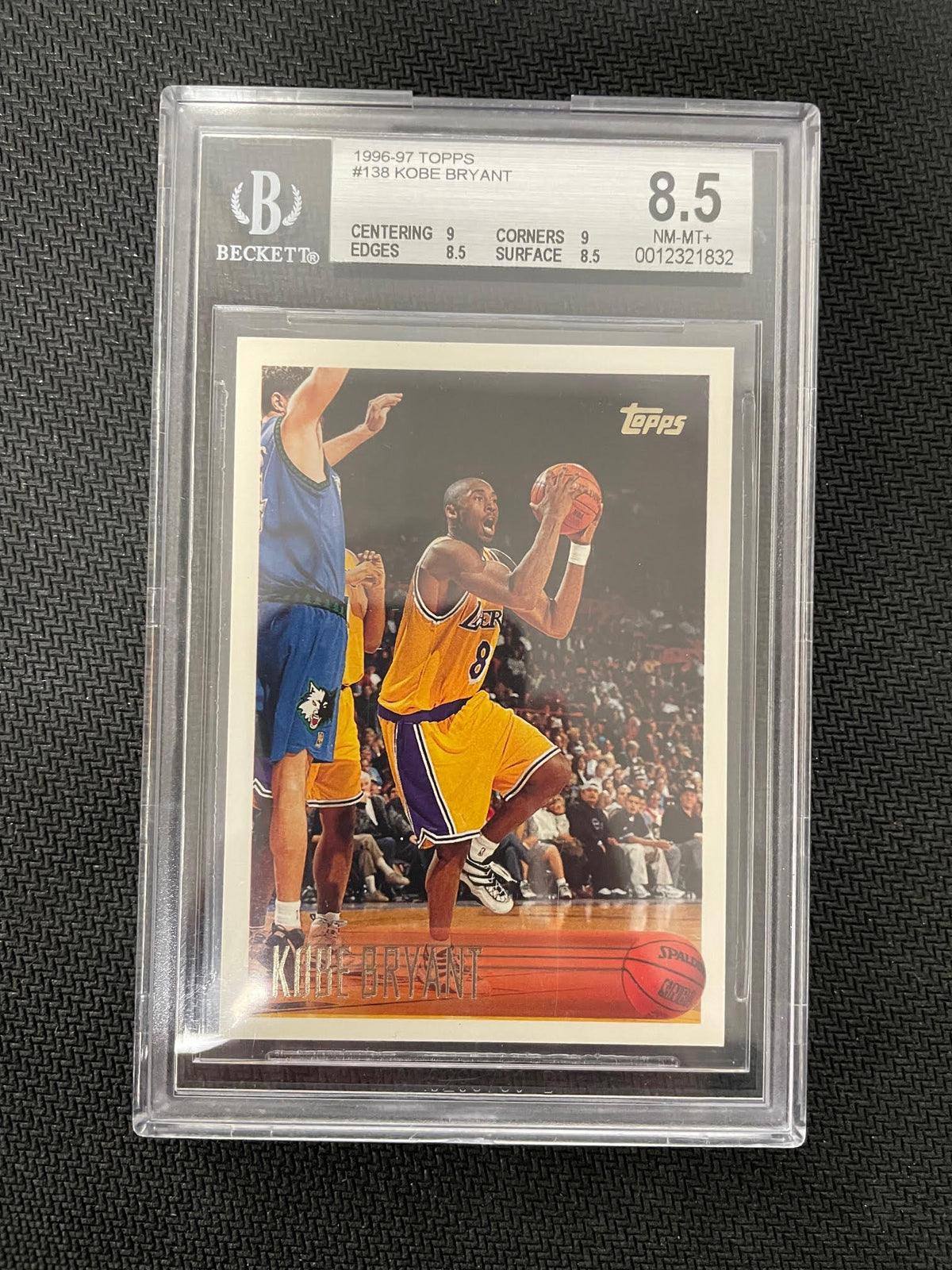 1996-97 Topps #138 Kobe Bryant RC BGS 8.5