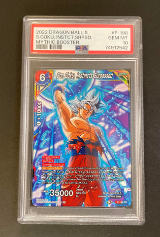 022 Dragon Ball Son Goku Mythic Booster #P-198 PSA 10