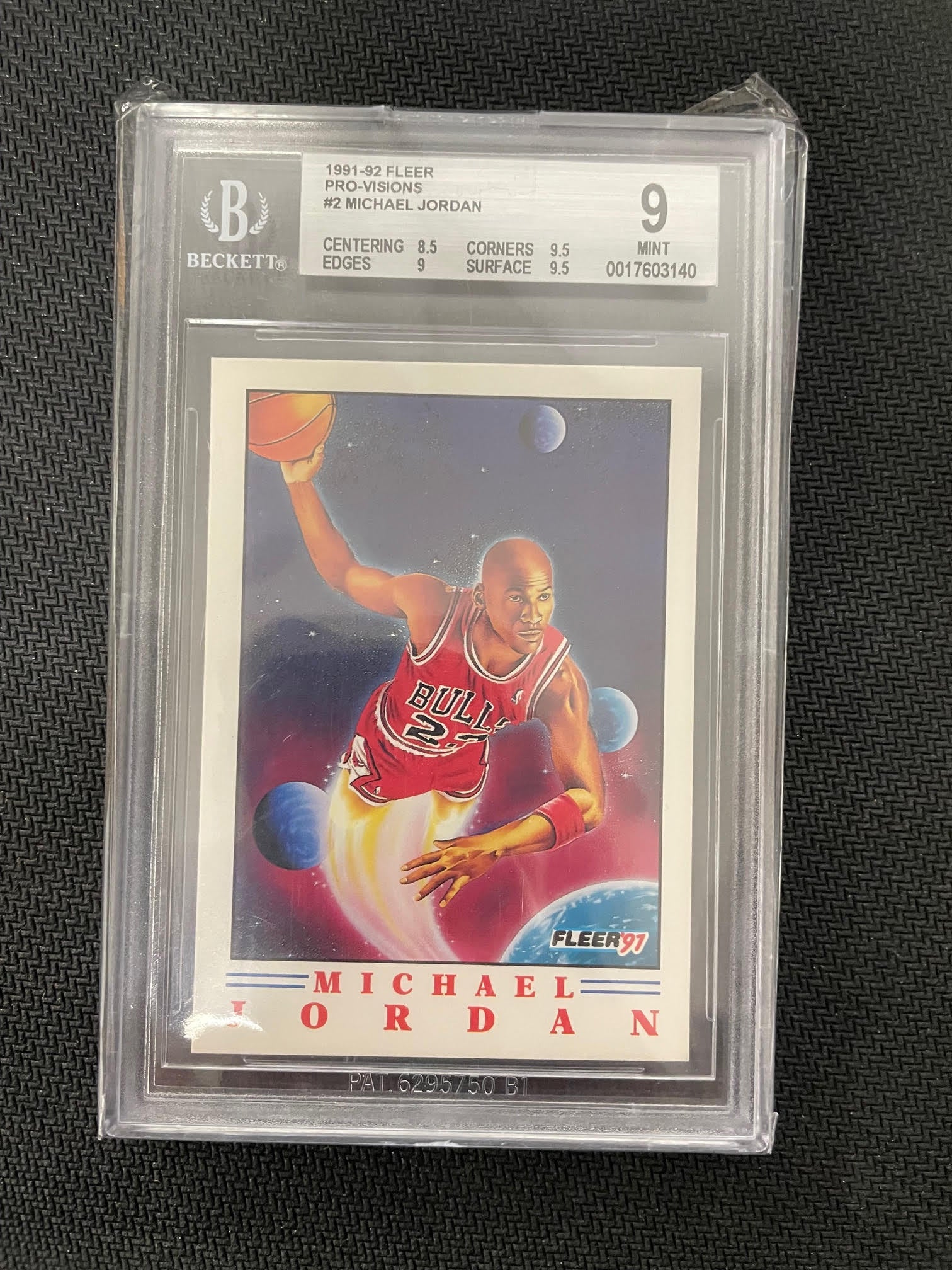 1991-92 Fleer Pro-Visions #2 Michael Jordan BGS 9.0