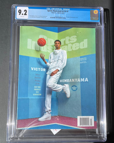Sports Illustrated Victor Wembanyama First Cover #134 2023 CGC 9.2