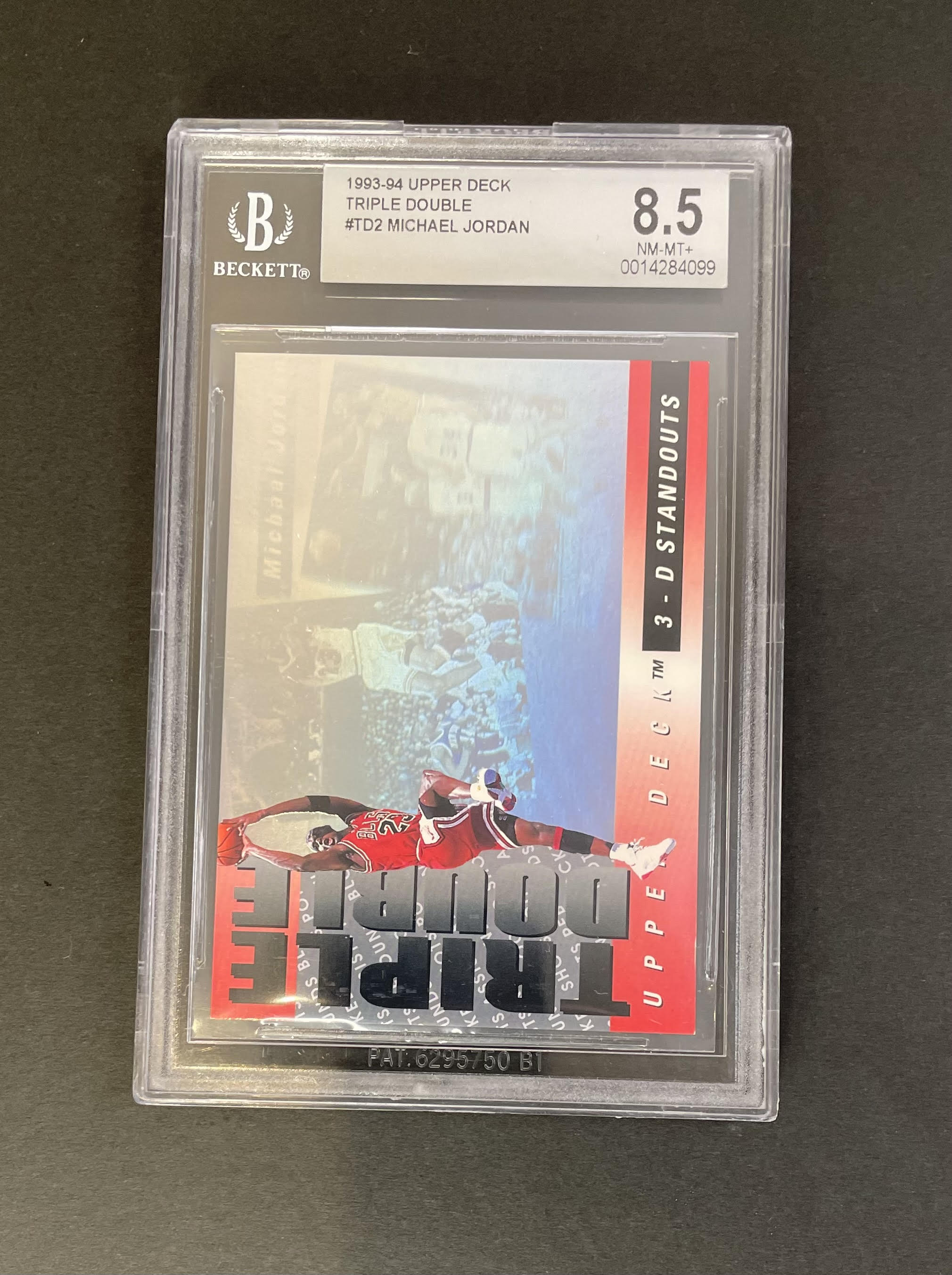 1993-94 Upper Deck Triple Double Michael Jordan #TD2 BGS 8.5